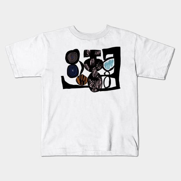 Rocks Kids T-Shirt by fossdesign